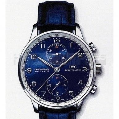 IWC Portuguese IW371432 Mens Automatic Blue Swiss Chronograph