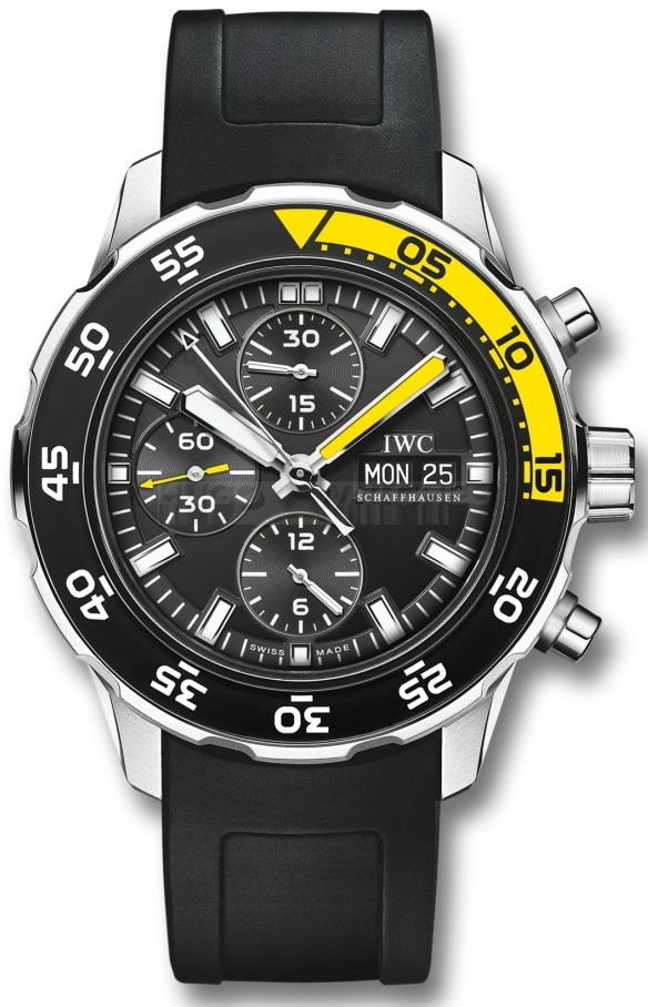  IWC Aquatimer IW376709 Mens Automatic Black Swiss ETA 2824