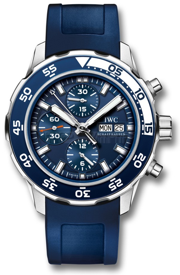  IWC Aquatimer IW376711 Mens Automatic Blue Swiss ETA 2824