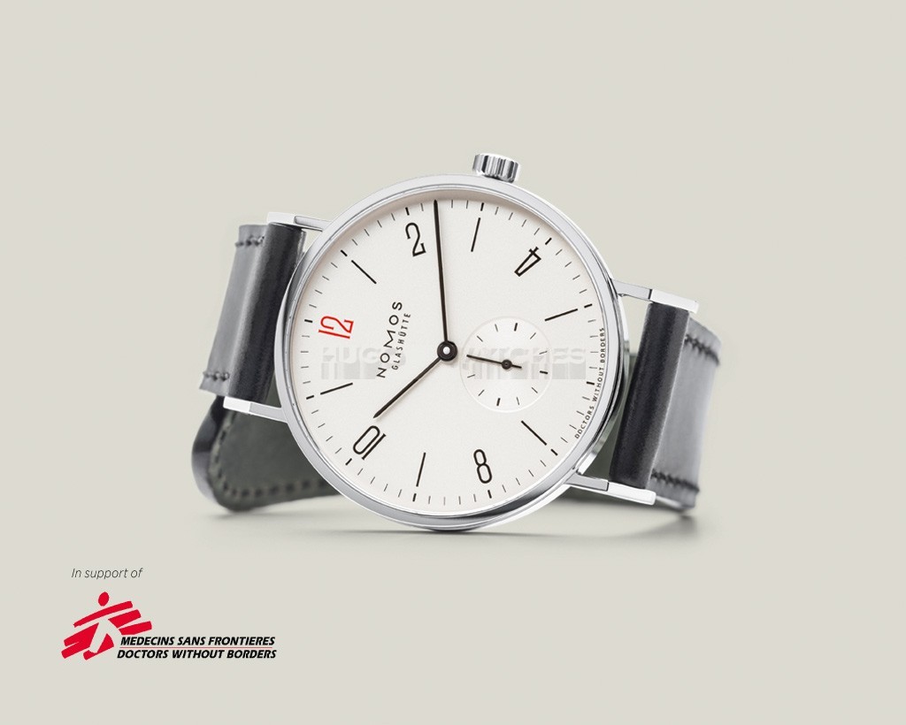 Nomos Tangente 38 for Doctors without Borders Handwound Mechanical Watch for Neutral