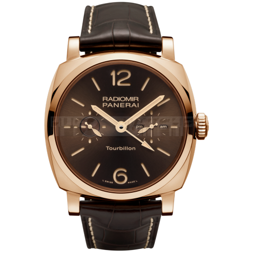 Panerai Radiomir 1940 Tourbillon GMT PAM00558 Replica Hand-Wound Watch 48MM