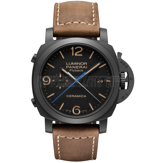 Panerai Luminor 1950 3 Days PAM00580 Automatic Flyback Ceramica Watch 44MM