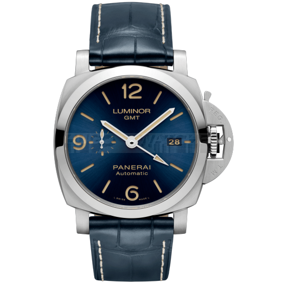 Panerai Luminor GMT PAM01033 Replica Automatic Watch Blue 44MM