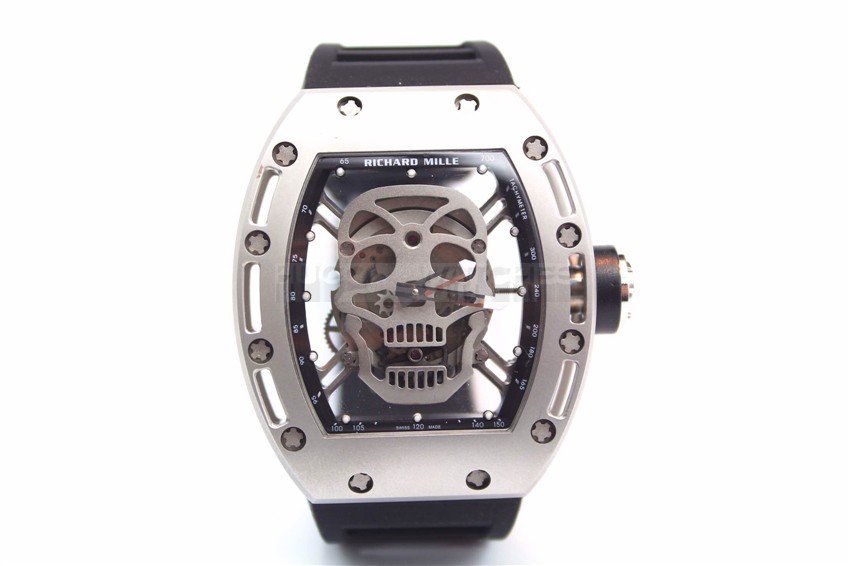 Richard Mille RM 052 Swiss Handwound Watch Skull Design 