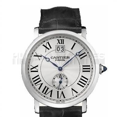 Cartier Rotonde W1550751 Mens Automatic Grey Swiss ETA 2824