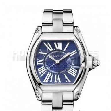  Cartier W62048V3 Mens Automatic Blue Swiss ETA 2824
