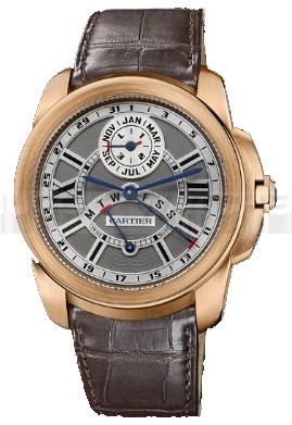 Cartier DArt W7100029 Mens Automatic Grey  Swiss ETA 2824