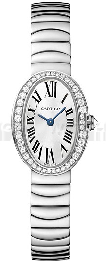 Cartier Baignoire WB520025 Ladies Quartz Silver Swiss ETA Quartz
