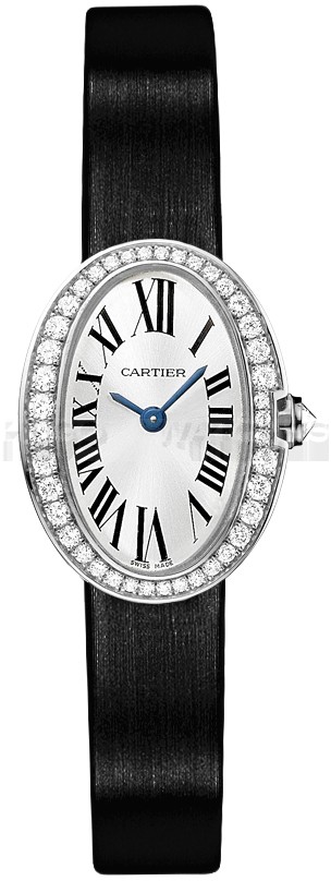 Cartier Baignoire WB520027 Ladies Quartz Silver White Swiss ETA Quartz 