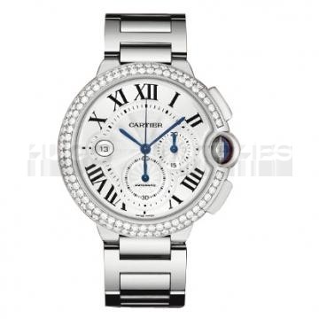 Cartier Ballon Bleu WE902001 Mens Automatic Silver Swiss ETA 2824