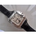 Cartier Santos W20090X8 Mens Automatic Silver White Swiss ETA 2824