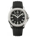 Patek Philippe Aquanaut 5167A Black Checkered Dial Automatic Watch Black Rubber Strap