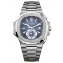 Patek Philippe-Nautilus 5980/1A Blue Dial Chronograph Stainless Steel 