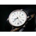 Cartier Ronde Solo Swiss 2824 Automatic Watch White Dial Black leather Strap