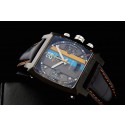 Tag Heuer Monaco Swiss 7750 Mens Automatic Black Dial 