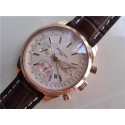Breitling 1884 Swiss 7750 Mens Automatic White Dial Rose Gold