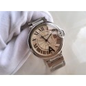 Cartier Ballon Bleu 36MM Swiss Automatic Women Watch Steel M08