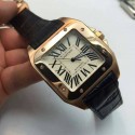 Cartier Santos W20108Y1 Mens Automatic Silver White Swiss ETA 2824