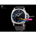 Panerai PAM 00126 Luminor Power Reserve Mens Automatic Stainless Steel Black Swiss 7750