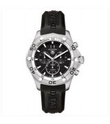 Tag Heuer CAF101E.FT8011 Aquaracer Mens Automatic Black Swiss ETA 7750