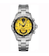 Tag Heuer CAF101D.BA0821 Aquaracer Mens Automatic Yellow Swiss ETA 7750