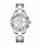 Tag Heuer CAF2111.BA0809 Aquaracer Mens Automatic White Swiss ETA 7750