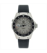 Tag Heuer WAJ2111.FT6015 Aquaracer Mens Automatic Silver Grey Swiss ETA 7750