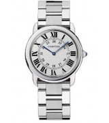 Cartier Ronde solo W6701004 Ladies Quartz Silver Swiss ETA Quartz 