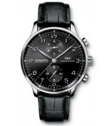 IWC Portuguese IW371438 Mens Automatic Black Swiss ETA 2824