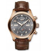 IWC Pilot's IW379103 Mens Automatic Grey Black Swiss ETA 2824