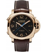 Panerai Luminor 1950 3 Days Chrono Flyback Black Dial Mens Watch PAM00525