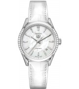 Tag Heuer WV2212.FC6302 Carrera Ladies 36mm Automatic White Swiss ETA 2824