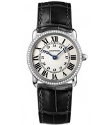 Cartier Ronde Louis WR000251 Ladies Quartz Silver Swiss ETA Quartz