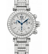 Cartier Pasha WJ130008 Ladies Quartz Silver Swiss ETA Quartz