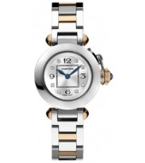 Cartier Pasha WJ124020 Ladies Quartz Silver Swiss ETA Quartz