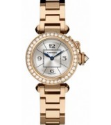 Cartier Pasha WJ124013 Ladies Quartz Silver Swiss ETA Quartz