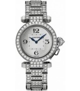 Cartier Pasha WJ1192LZ Ladies Quartz White Swiss ETA Quartz