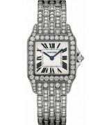 Cartier Santos WF9010YA Ladies Quartz Silver Swiss ETA Quartz 