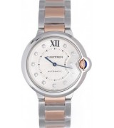 Cartier Ballon Bleu WE902031 36.6mm Mens Automatic Silver Swiss ETA 2824
