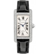 Cartier TANK SOLO WB710002 Mid-Size Automatic Silver Swiss ETA 2824