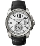  Cartier Callibre De Cartie W7100013 Mens Automatic White Swiss ETA 2824