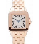 Cartier Santos W25073X9 Ladies Quartz White Swiss ETA Quartz 