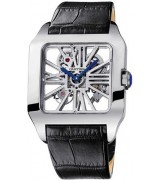 Cartier Santos W2020033 Mens Automatic White Swiss ETA 2824