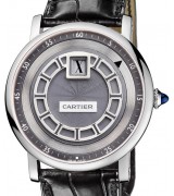 Cartier TANK W1553851 Mens Automatic Deep Grey Swiss ETA 2824
