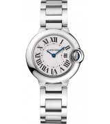 Cartier Ballon Bleu W69010Z4 28.6mm Ladies Quatz White Swiss ETA Quatz