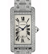 Cartier TANK SOLO WB7045KN Ladies Quartz Silver Swiss ETA Quartz