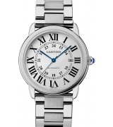  Cartier Ronde solo W6701011 Mens Automatic White Swiss ETA 2824