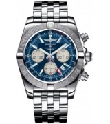 Breitling Chronomat  AB042011/C851/375A Swiss Mens Automatic Blue Dial