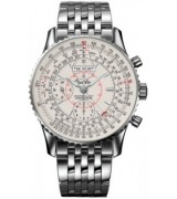 Breitling Montbrillant A2133012/G518/441A  Swiss Mens Automatic White Dial