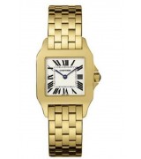  Cartier Santos W25062X9 Neutral Automatic White Swiss ETA 2824